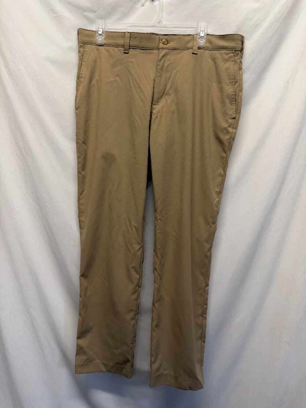 Ben Hogan Golf Pants 34/30 Inside Elastic Band Khaki